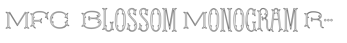 MFC Blossom Monogram Regular